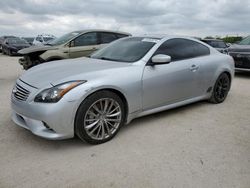 Salvage cars for sale at San Antonio, TX auction: 2013 Infiniti G37 Journey