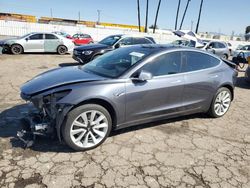 Salvage cars for sale from Copart Van Nuys, CA: 2020 Tesla Model 3