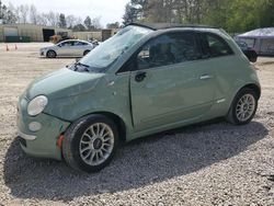 Salvage cars for sale from Copart Knightdale, NC: 2012 Fiat 500 Lounge