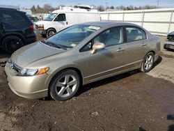 Honda Civic salvage cars for sale: 2008 Honda Civic EX