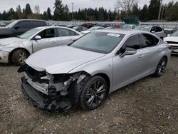 Salvage cars for sale from Copart Graham, WA: 2020 Lexus ES 350 F-Sport