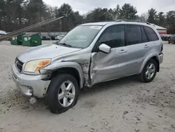 Salvage cars for sale at Mendon, MA auction: 2005 Toyota Rav4