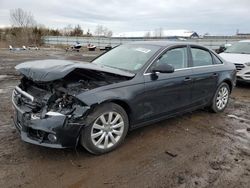 Salvage cars for sale from Copart Columbia Station, OH: 2012 Audi A4 Premium