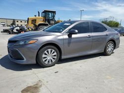 Salvage cars for sale at Wilmer, TX auction: 2021 Toyota Camry LE