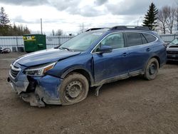 Salvage cars for sale from Copart Ontario Auction, ON: 2020 Subaru Outback Limited