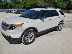 Salvage cars for sale at Ocala, FL auction: 2012 Ford Explorer XLT