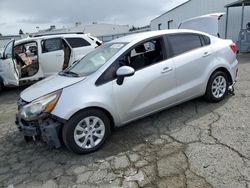 Salvage cars for sale from Copart Vallejo, CA: 2017 KIA Rio LX