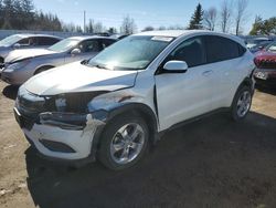 Salvage cars for sale from Copart Bowmanville, ON: 2022 Honda HR-V LX