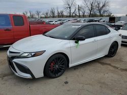 Salvage cars for sale at Bridgeton, MO auction: 2021 Toyota Camry XSE