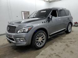 Salvage cars for sale at Madisonville, TN auction: 2015 Infiniti QX80