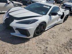 Vehiculos salvage en venta de Copart Houston, TX: 2021 Chevrolet Corvette Stingray 3LT