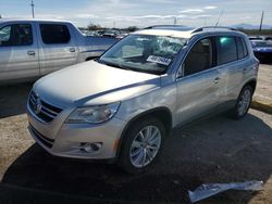 Salvage cars for sale from Copart Tucson, AZ: 2011 Volkswagen Tiguan S