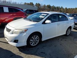 Salvage cars for sale from Copart Exeter, RI: 2009 Toyota Corolla Base