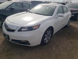 Salvage cars for sale at Elgin, IL auction: 2012 Acura TL