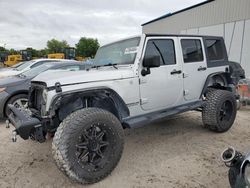 Salvage cars for sale from Copart Apopka, FL: 2010 Jeep Wrangler Unlimited Sahara