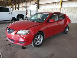 Salvage cars for sale from Copart Phoenix, AZ: 2006 Mazda 3 I