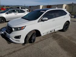 Salvage cars for sale at Van Nuys, CA auction: 2017 Ford Edge SEL