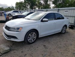 Volkswagen Jetta SE Vehiculos salvage en venta: 2015 Volkswagen Jetta SE