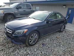 Salvage cars for sale at Wayland, MI auction: 2017 Mercedes-Benz C 300 4matic