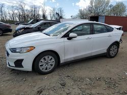 Ford Fusion S salvage cars for sale: 2020 Ford Fusion S