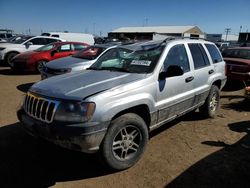 Jeep salvage cars for sale: 2003 Jeep Grand Cherokee Laredo