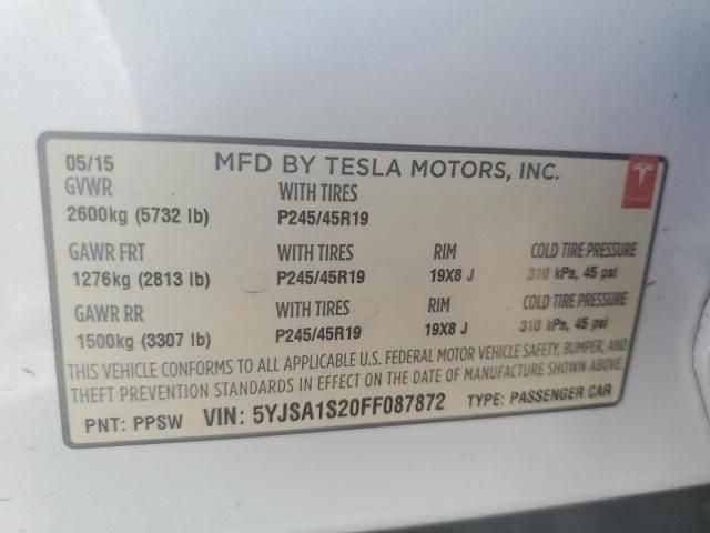 2015 Tesla Model S 70D