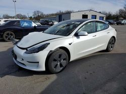 Salvage cars for sale from Copart Glassboro, NJ: 2021 Tesla Model 3