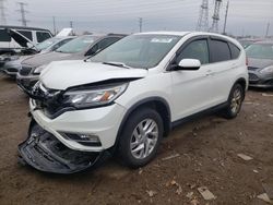 Salvage cars for sale at Elgin, IL auction: 2015 Honda CR-V EX