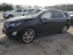 Salvage cars for sale from Copart Charles City, VA: 2020 Chevrolet Equinox Premier
