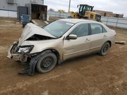 Salvage cars for sale from Copart Bismarck, ND: 2004 Honda Accord LX
