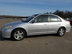 Honda salvage cars for sale: 2005 Honda Civic EX