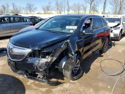 Salvage cars for sale at Bridgeton, MO auction: 2015 Acura MDX Technology