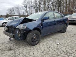 Salvage cars for sale from Copart Candia, NH: 2008 Toyota Corolla CE