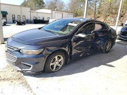 Salvage cars for sale from Copart Hueytown, AL: 2016 Chevrolet Malibu LS