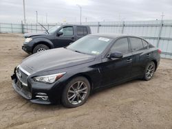 Salvage cars for sale from Copart Greenwood, NE: 2017 Infiniti Q50 Premium