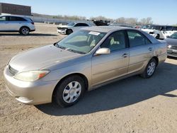 Toyota Camry LE salvage cars for sale: 2002 Toyota Camry LE