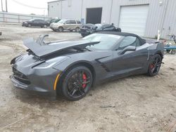 Salvage cars for sale from Copart Jacksonville, FL: 2017 Chevrolet Corvette Stingray Z51 2LT