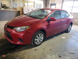 Salvage cars for sale from Copart Sandston, VA: 2015 Toyota Corolla L