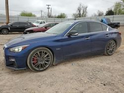 Salvage cars for sale at Oklahoma City, OK auction: 2019 Infiniti Q50 RED Sport 400
