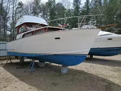 Salvage boats for sale at Charles City, VA auction: 1962 Trojan 1962 Troj  Boat