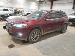 Salvage cars for sale from Copart Milwaukee, WI: 2019 Jeep Cherokee Latitude Plus