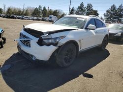 Salvage cars for sale at Denver, CO auction: 2016 Infiniti QX70