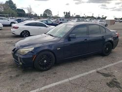 Salvage cars for sale at Van Nuys, CA auction: 2008 BMW 535 I