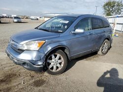 Honda CR-V EXL salvage cars for sale: 2007 Honda CR-V EXL