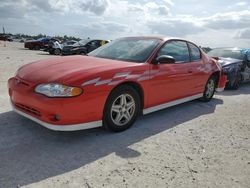 Chevrolet Montecarlo salvage cars for sale: 2000 Chevrolet Monte Carlo SS