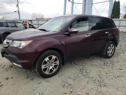 Acura salvage cars for sale: 2009 Acura MDX