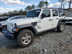 Salvage cars for sale at Byron, GA auction: 2021 Jeep Wrangler Unlimited Sport