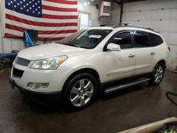 Salvage cars for sale from Copart Lyman, ME: 2012 Chevrolet Traverse LTZ
