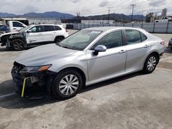 Salvage cars for sale from Copart Sun Valley, CA: 2018 Toyota Camry LE
