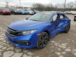 Vehiculos salvage en venta de Copart Lexington, KY: 2020 Honda Civic Sport